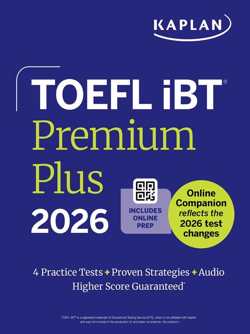 Cover image for TOEFL iBT Premium Plus 2026